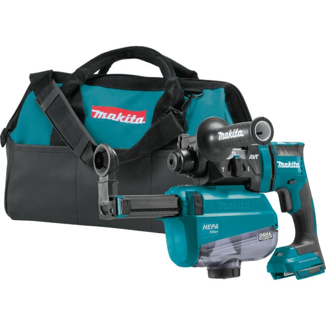 Rotart Hammer, Cordless, 18V LXT, Bare Tool, Brushless Motor, SDS‑PLUS AVT, XRH12ZW, Makita