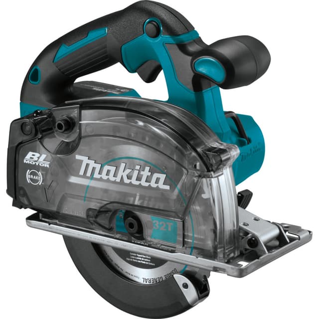 Circular Saw, Cordless, Metal Cutting, 5/8" Arbor, 5-7/8" 18V LXT, Bare Tool, Brushless Motor, XSC04Z, Makita