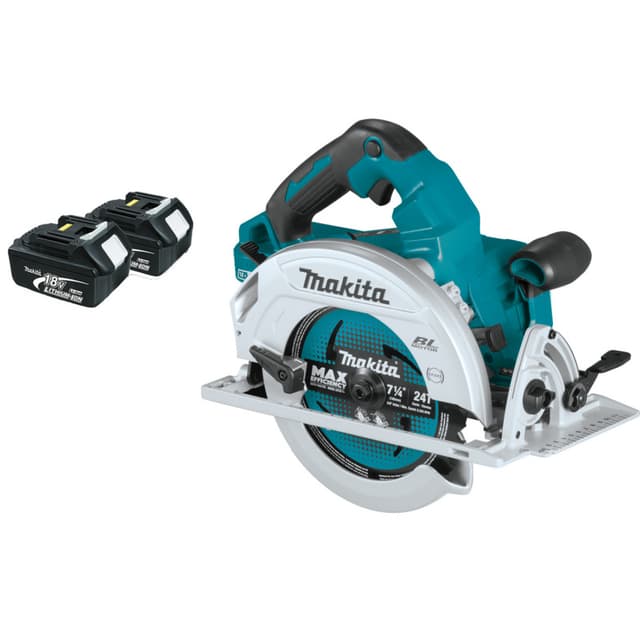Circular Saw Kit, Cordless, 7-1/4" 36V LXT 5.0Ah, Brushless Motor, XSH07ZU, Makita