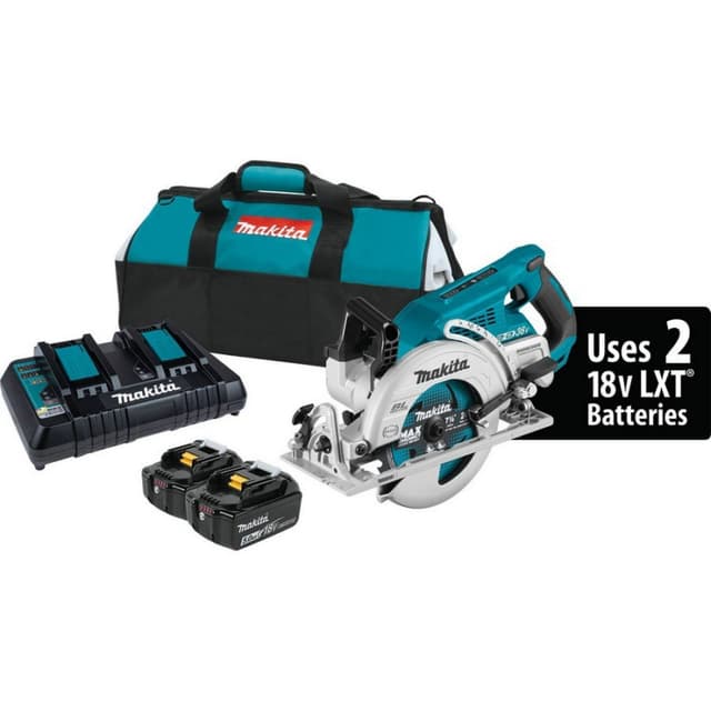 Circular Saw Kit, Cordless, 7-1/4" 36V LXT 5.0Ah, Brushless Motor, XSR01PT, Makita