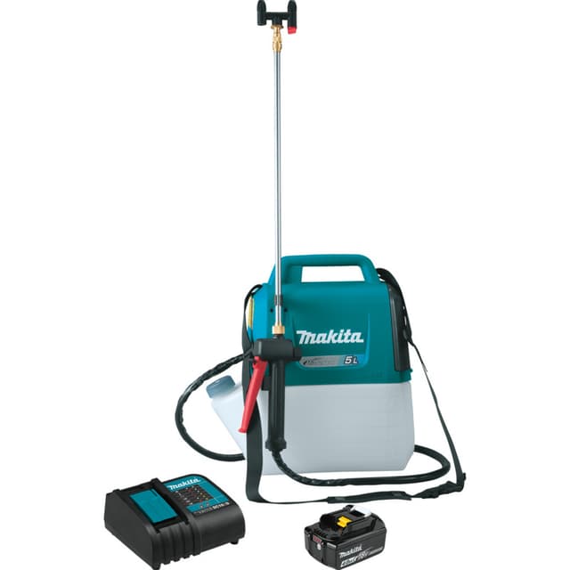 Sprayer Kit, Cordless, 1.3-Gallon, 18V LXT 4.0Ah, XSU03SM1, Makita