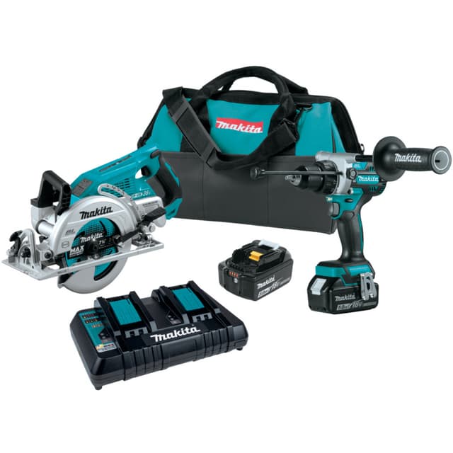 Hammer Drill and Circular Saw 2 Piece Kit, Makita