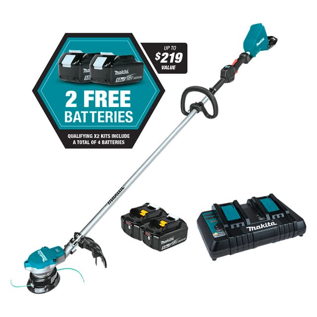 String Trimmer Kit, Cordless, 36V LXT 5.0Ah, Brushless Motor, XRU15PT1, Makita