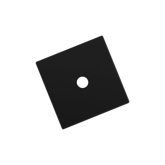 Amerock Ladera Series, Backplate 1-3/16"L x 1-3/16"W Matte Black