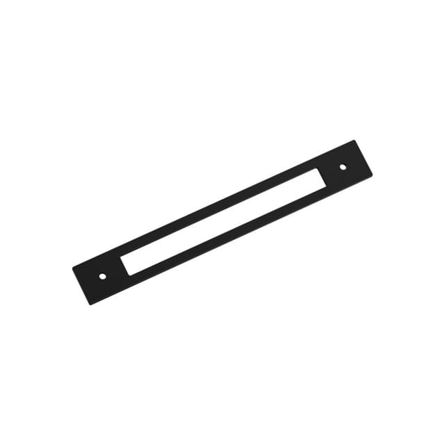 Amerock Medora Series, Backplate 7-9/16" CC Matte Black