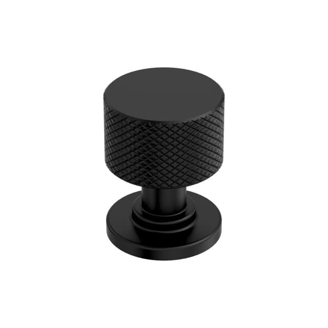 Amerock Balata Series Matte Black 1 in (25 mm) Diameter Knob, BP37620MB