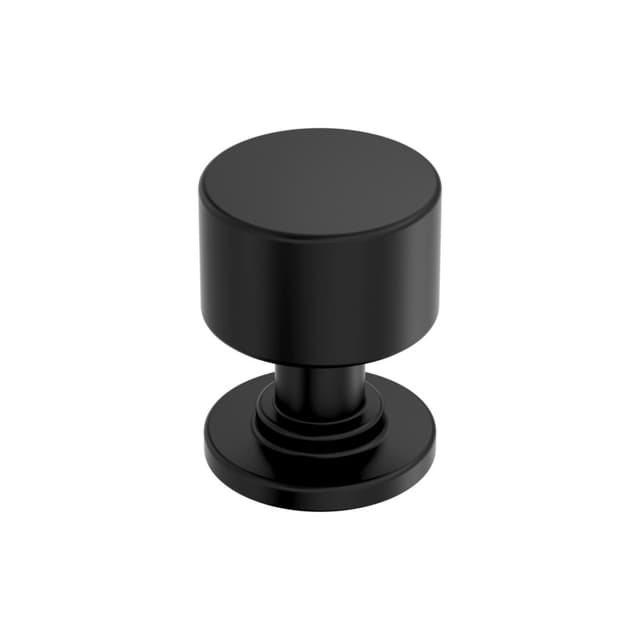 Amerock Balon Series Matte Black 1 in (25 mm) Diameter Knob, BP37480MB