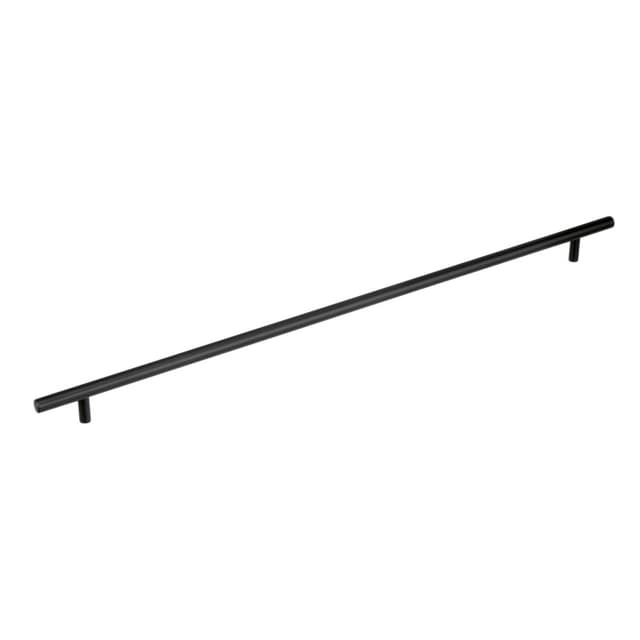 Amerock Bar Pulls Series 18-7/8 in (479 mm) Center to Center Matte Black Pull, BP19016MB