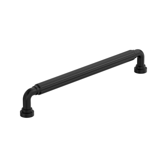 Amerock Cowrie Series Matte Black 12" (305 mm) Center to Center Appliance Pull, BP37709MB