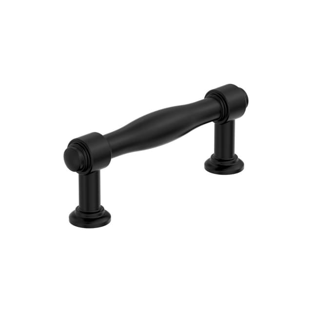 Amerock Enlivity Series 3 in (76 mm) Center to Center Matte Black Pull, BP37721MB