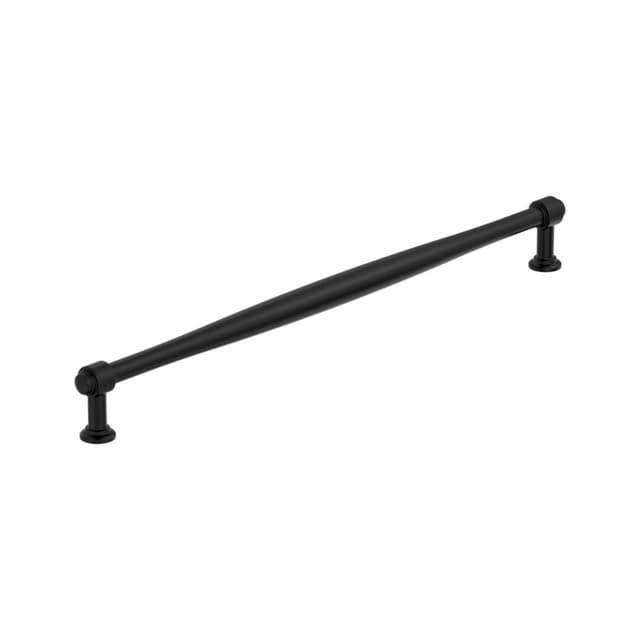 Amerock Enlivity Series Matte Black 18" (457 mm) Center to Center Appliance Pull, BP37730MB