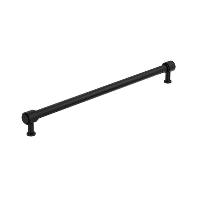 Amerock Faircrest Series Matte Black 18" (457 mm) Center to Center Appliance Pull, BP37471MB