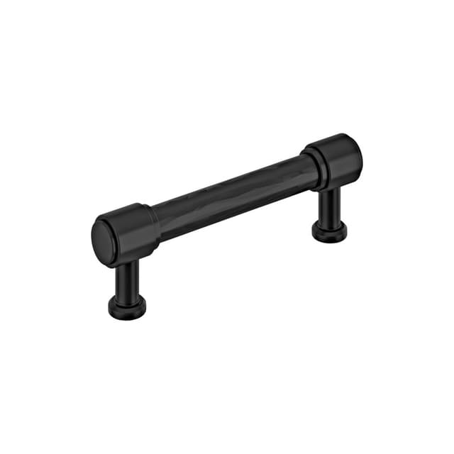 Amerock Fairfax Series 3-3/4 in (96 mm) Center to Center Matte Black Pull, BP37537MB