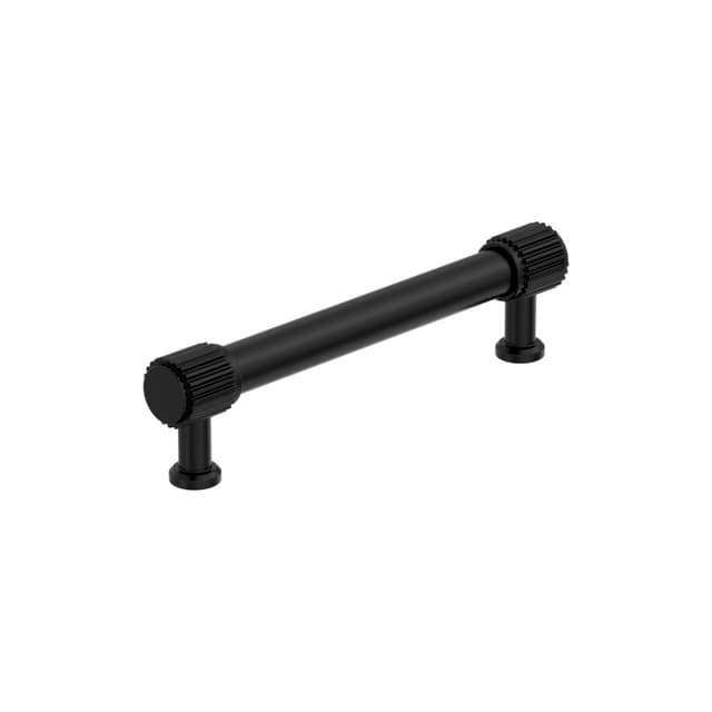 Amerock Farewind Series 5-1/16 in (128 mm) Center to Center Matte Black Pull, BP37804MB