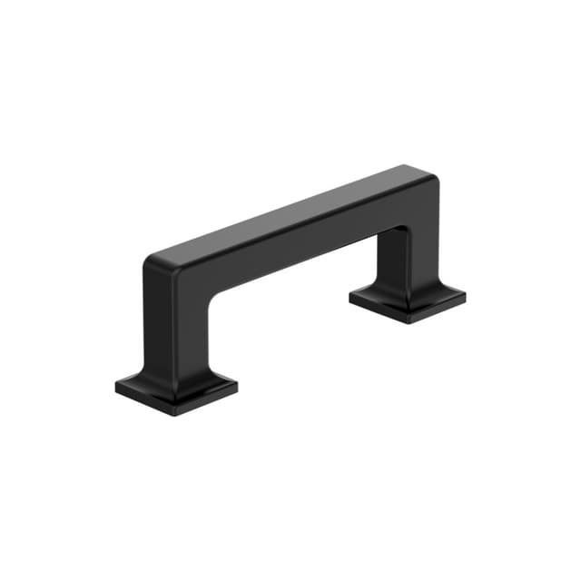 Amerock Lintel Series 3 in (76 mm) Center to Center Matte Black Pull, BP37441MB