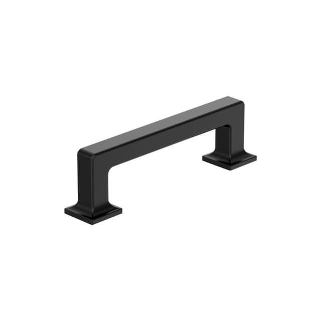 Amerock Lintel Series 3-3/4 in (96 mm) Center to Center Matte Black Pull, BP37442MB