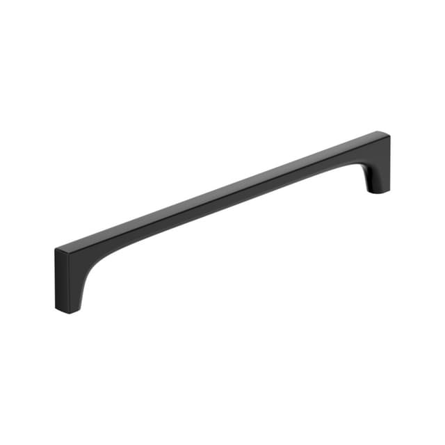 Amerock Merced Series 10-1/16 in (256 mm) Center to Center Matte Black Pull, BP37428MB