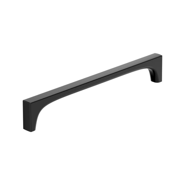 Amerock Merced Series Matte Black 12" (305 mm) Center to Center Appliance Pull, BP37430MB
