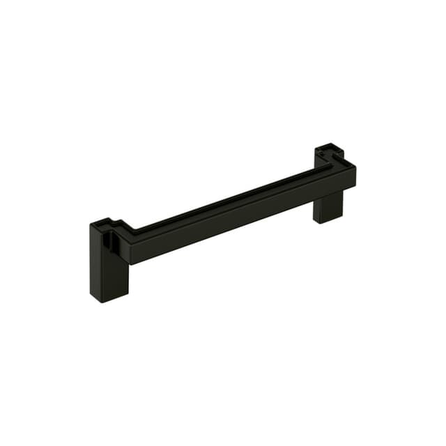 Amerock Rockhurst Series 5-1/16 in (128 mm) Center to Center Matte Black Pull, BP37573MB