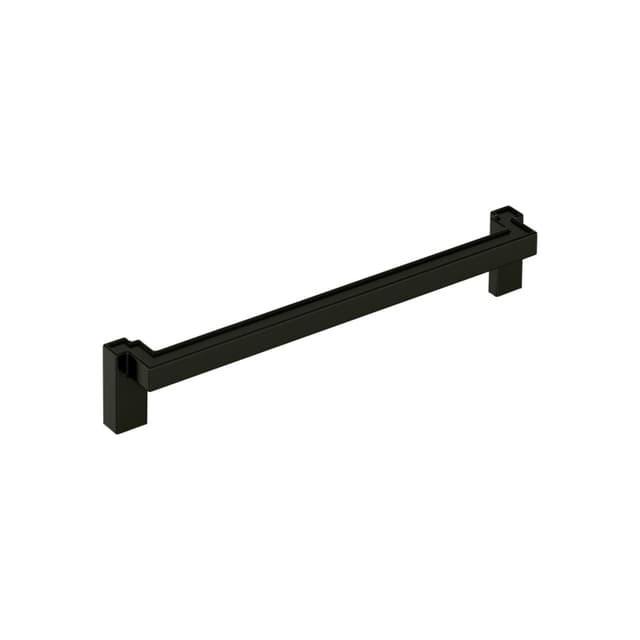 Amerock Rockhurst Series 8-13/16 in (224 mm) Center to Center Matte Black Pull, BP37576MB