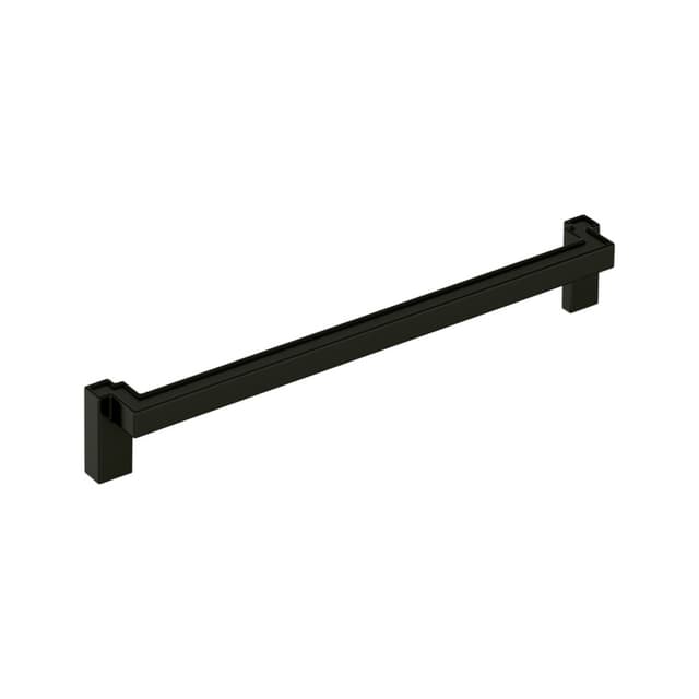 Amerock Rockhurst Series 10-1/16 in (256 mm) Center to Center Matte Black Pull, BP37577MB