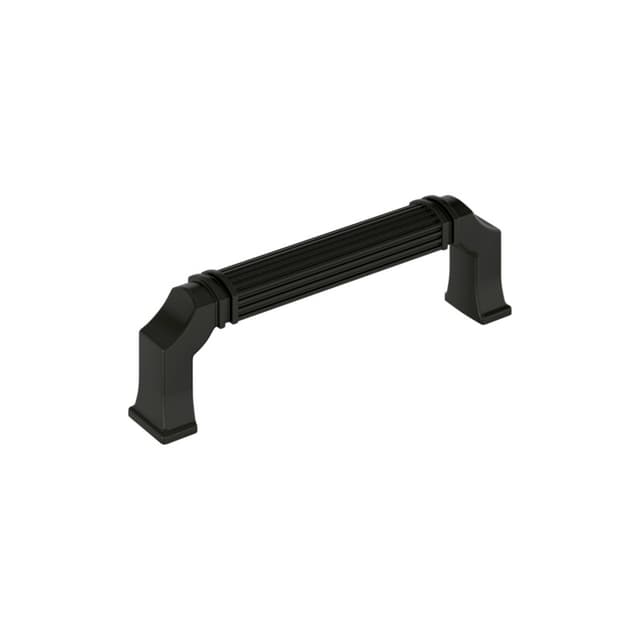 Amerock Townsend Series 3-3/4 in (96 mm) Center to Center Matte Black Pull, BP37522MB