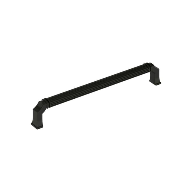 Amerock Townsend Series 8-13/16 in (224 mm) Center to Center Matte Black Pull, BP37526MB