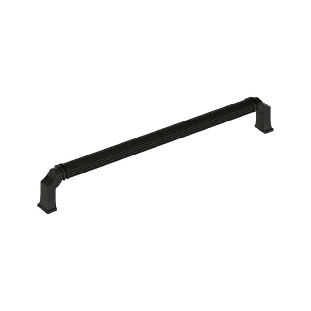 Amerock Townsend Series 10-1/16 in (256 mm) Center to Center Matte Black Pull, BP37527MB