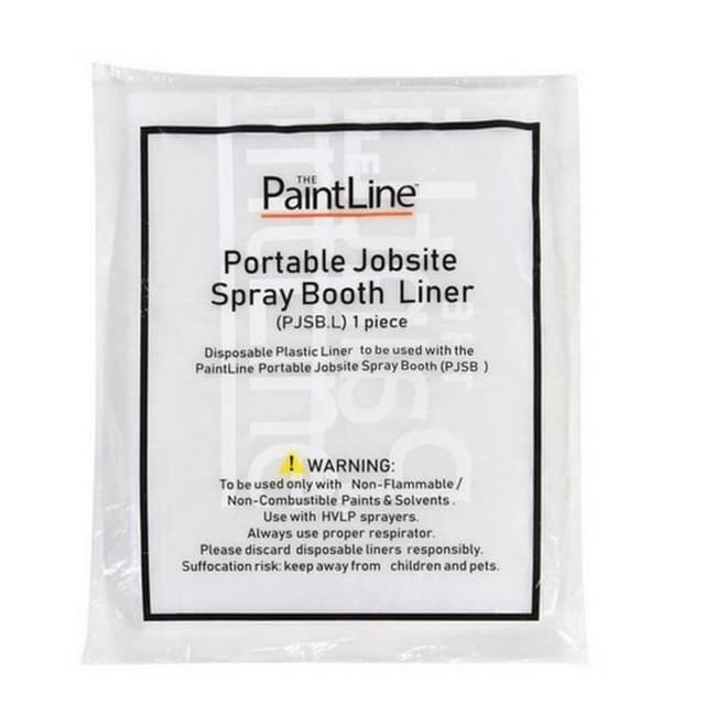Portable Jobsite Spray Booth Standard Liner, Paintline
