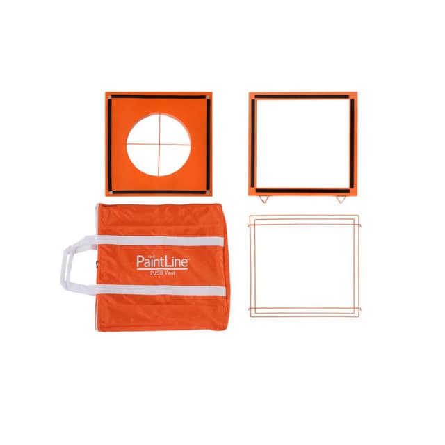 Portable Jobsite Spray Booth Exhaust Fan Attachment, Paintline