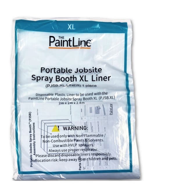 XL Portable Jobsite Spray Booth Liner, Paintline