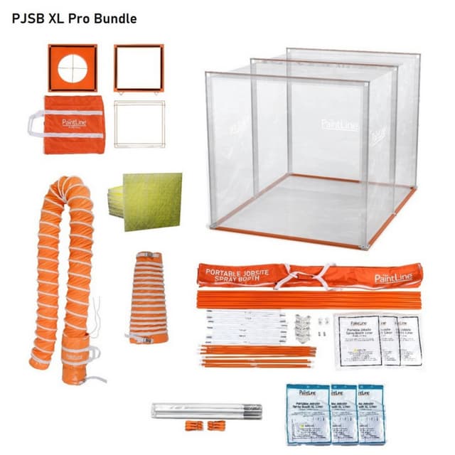 XL Portable Jobsite Spray Booth Pro Bundle Kit