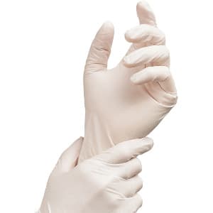 FlexShield®, Low Powdered, 5 mil, White Gloves