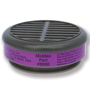 Moldex 8000 Solid, liquid, oil-based particles Respirators & Masks