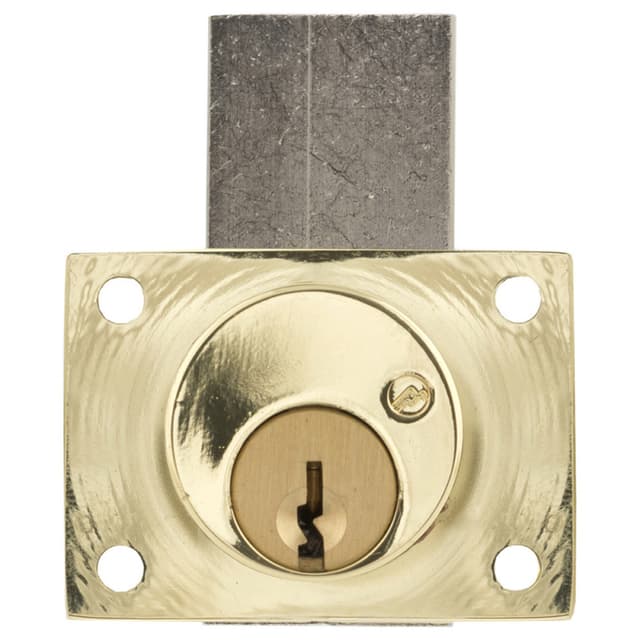 Olympus Lock Keyed Different Deadbolt 800 Series, Polished Brass