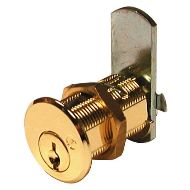 Olympus Lock Pin Tumbler DCN-2 Cam Lock, Bright Brass