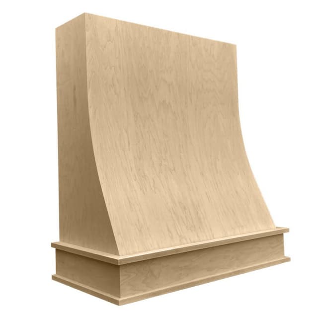 Waterfall 36" Wide Wood Range Hood, Broan Compatible Liner, Omega National