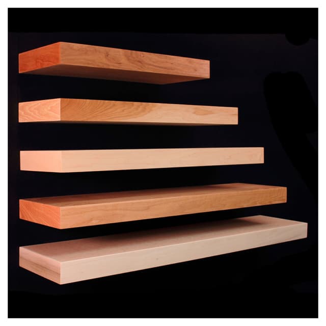 Omega National Wood Floating Shelves 10"x36"