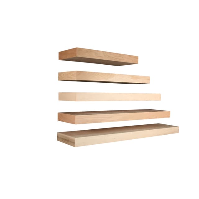 Omega National Wood Floating Shelves 10"x36"