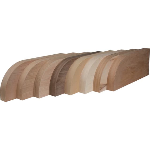 Wood Floating Shelves, D Curved, 10x54, Omega National