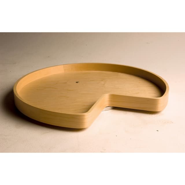 T83 Series Wood Kidney 2 Shelf Lazy Susan, Omega National