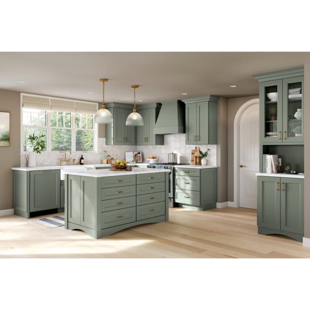 Tapered Modern Farmhouse, 48" Wide Wood Range Hood, Broan Compatible Liner, Omega National