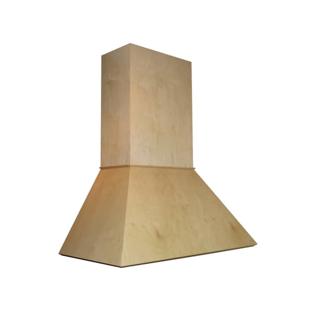 Euro Straight 30" Wide Wood Range Hood, Broan Compatible Liner, Omega National