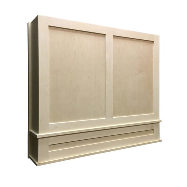 Estate Canopy 36" Wide Wood Range Hood, Broan Compatible Liner, Omega National