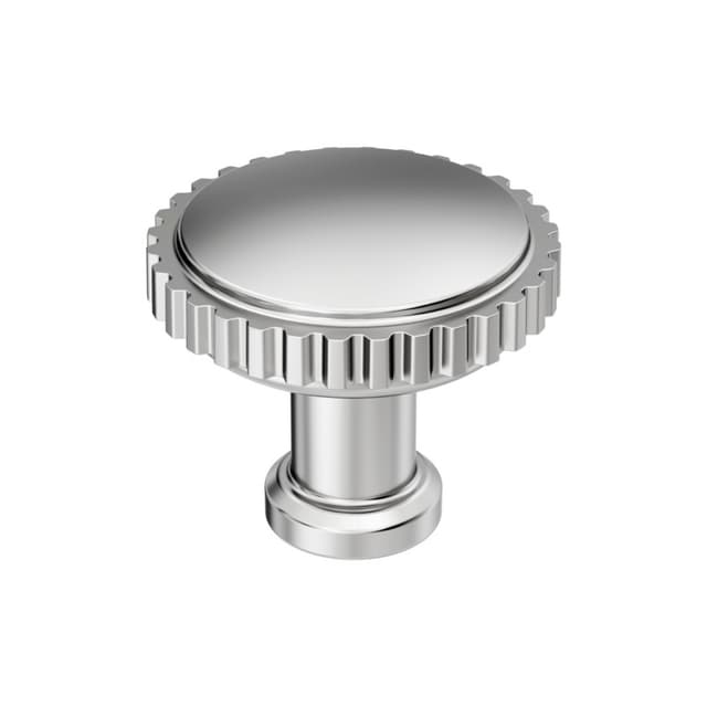 Amerock Farewind Series Polished Chrome 1-1/4 in (32 mm) Diameter Knob, BP3780026