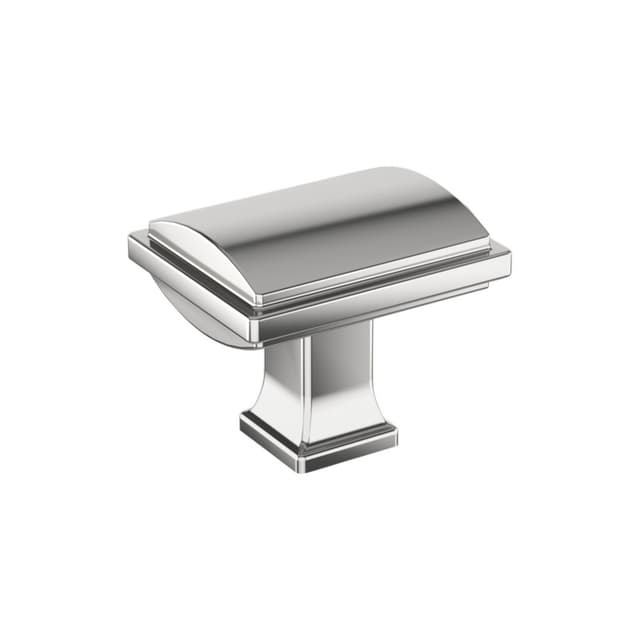 Amerock Townsend Series Polished Chrome 1-5/16 in (33 mm) L x 1-1/16 in (27 mm) W Knob, BP3752026
