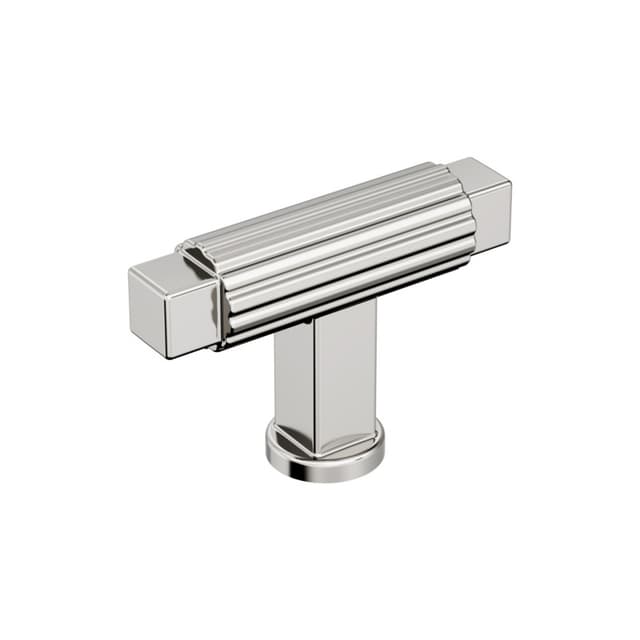 Amerock Ballard Series Polished Nickel 2 in (51 mm) L x 9/16 in (14 mm) W Knob, BP37641PN