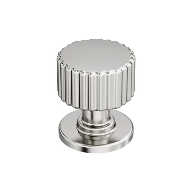 Amerock Ballard Series Polished Nickel 1-1/8 in (29 mm) Diameter Knob, BP37652PN