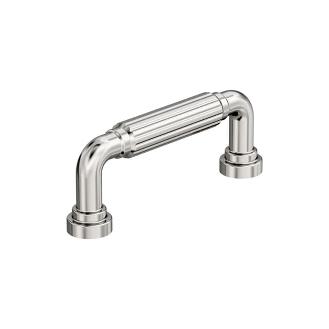 Amerock Cowrie Series 3 in (76 mm) Center to Center Polished Nickel Pull, BP37701PN