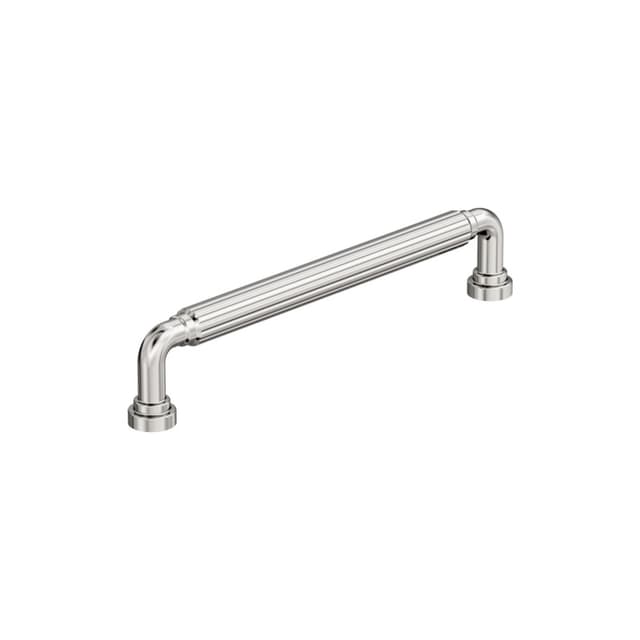 Amerock Cowrie Series 6-5/16 in (160 mm) Center to Center Polished Nickel Pull, BP37704PN